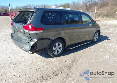 2012 Toyota Sienna Le 8 Passenger from USA, damaged, VIN 5TDKA3DC6CS013820